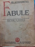 1937 Fabule - Gr. Alexandrescu ingrijite de Petre V. Hanes profesor secundar