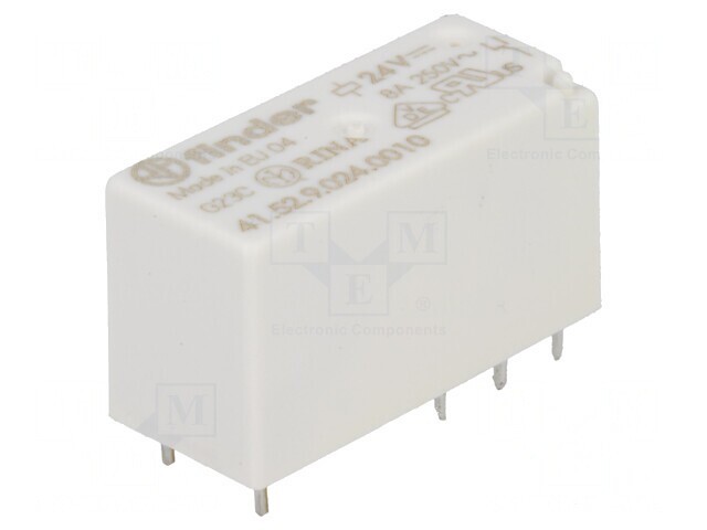 Releu electromagnetic DPDT 24VDC 15A 8A/250VAC PCB