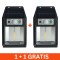 Lampa solara perete, 1 LED, senzor miscare, 40W, 1+1 gratis