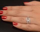 Inel ARGINT --HEART in HEART -- 925 CZ ARG20, Argintboutique