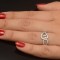 Inel ARGINT --HEART in HEART -- 925 CZ ARG20