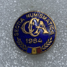 Insigna societatea Numismatica 1984