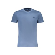 Tricou barbati, cu mini logo, Slim fit, Albastru deschis, XL