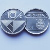 Aruba 10 Cents 1986 Beatrix &amp; Willem-Alexander, Moneda Olanda, UNC