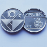 3263 Aruba 10 cents 1986 Beatrix / Willem-Alexander km 2 aUnc-UNC, America Centrala si de Sud