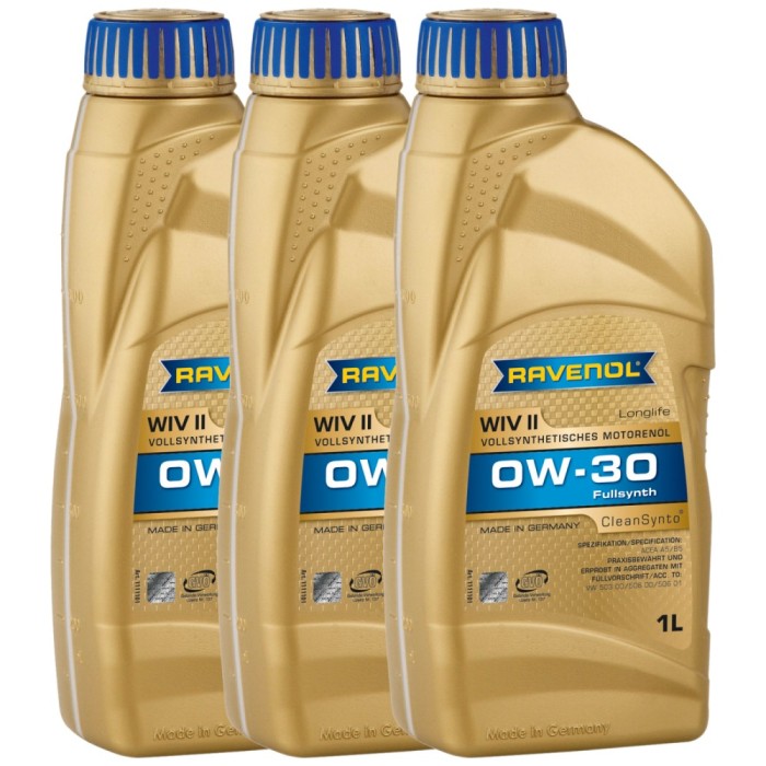Pachet 3 litri ulei Ravenol WIV II 0W30