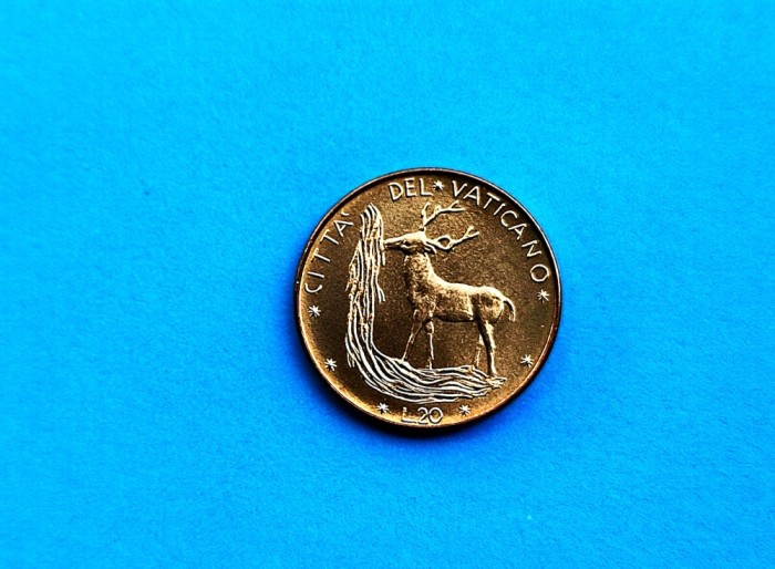 20 Lire 1970 Vatican-UNC-RAR