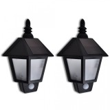 Lampă solară de perete cu senzori de mișcare 2 buc (2 x 41182)