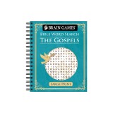Brain Games - Bible Word Search: The Gospels - Large Print