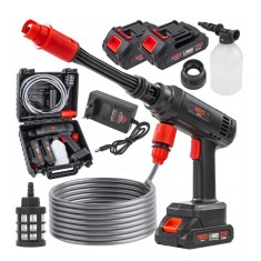Pistol de spalat cu presiune cu acumulator, 60 bar, Red Technic foto