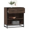 VidaXL Bufetă Stejar maro 68x35x76 cm Lemn prelucrat 848988