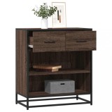 VidaXL Bufetă Stejar maro 68x35x76 cm Lemn prelucrat