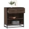 vidaXL Bufetă Stejar maro 68x35x76 cm Lemn prelucrat 848988