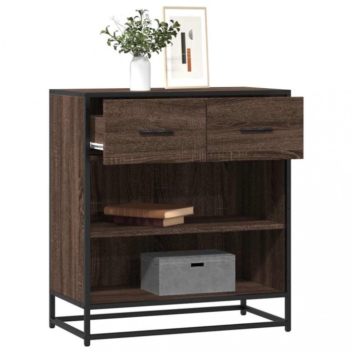 Gossi bufeta stejar maro 68x35x76 cm lemn prelucrat
