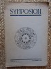 SYMPOSION ANUL I NR 2 DECEMBRIE 1938