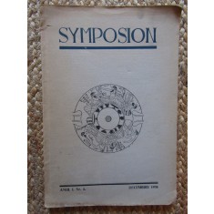 SYMPOSION ANUL I NR 2 DECEMBRIE 1938