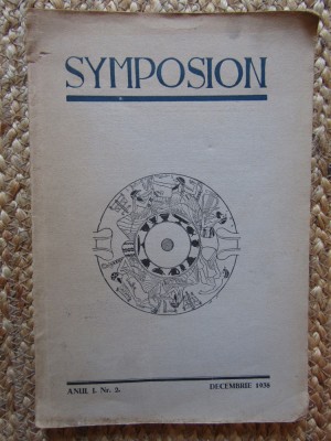 SYMPOSION ANUL I NR 2 DECEMBRIE 1938 foto