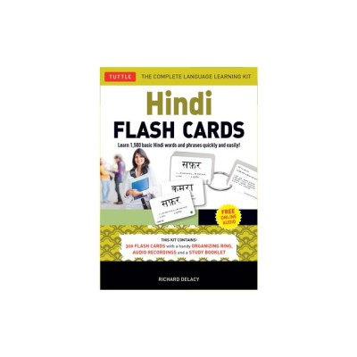 Hindi Flash Cards Kit: Learn 1,500 Basic Hindi Words and Phrases Quickly and Easily! (Audio CD Included) foto