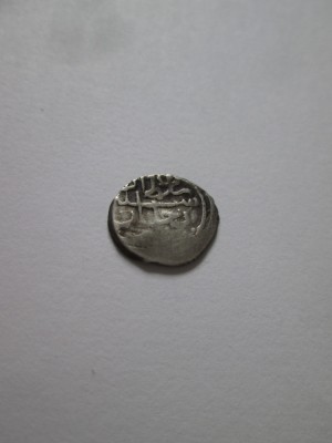 Turcia/Imperiul Otoman 1 Akce 1481 Baiazid al II-lea mini monedă din argint,diametrul=11 mm,greutate=0,70 grame foto