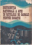 AS - N. DASCALESCU - DISTRIBUTIA RATIONALA A APEI IN RETELELE DE CANALE PENTRU IRIGATIA