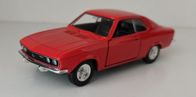 Macheta Opel Manta A 1970 rosu - Welly 1/36 foto