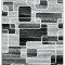Traversa Covor, Cappuccino 16402, Gri, Latime 100 cm, Diverse Lungimi, 1700 gr/mp