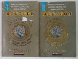 SAPTE SEFI DE STAT IN CARTIERUL RAU FAMAT , CARTIERUL PRIMAVERII , TRILOGIA DE AUR , 2 VOLUME de MARIUS MARINESCU ...MIHAI MITRAN , 2022 , DEDICATIE