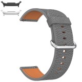 Curea piele, compatibila Samsung Galaxy Watch9 44mm/40mm, Samsung Galaxy Watch 8 44mm/40mm, Size S, Gri