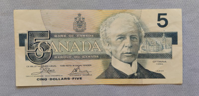 Canada - 5 Dollars / dolari (1986) foto