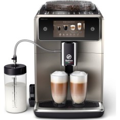 Espressor complet automat Saeco Xelsis Deluxe SM8782/30, 15 bari, 22 specialitati de cafea, 8 profile de utilizator, interfata Coffee Maestro, tehnolo