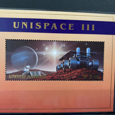 PC176 - Natiunile Unite New York 1999 Spatiu/ Cosmos UNISPACE III, serie MNH, 1v