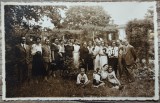 Fotografie de grup, domnisoare in port// tip CP