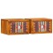 vidaXL Dulap de noapte 2 pcs Maro 35 x 30 x 22 cm lemn masiv de acacia 4016518
