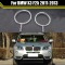 Set de 2 fibre far lumina de zi / Daylight compatibil Bmw X3, X4 2011-2013 - Stanga