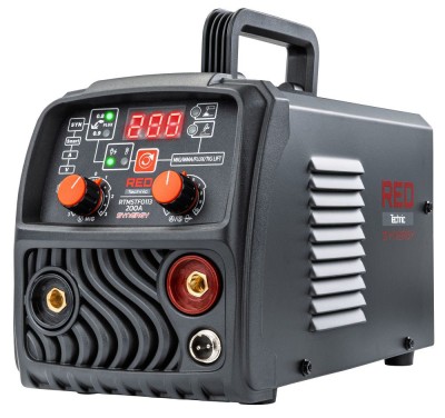 Aparat de sudura tip invertor, FCAW FLUX / MMA / TIG-LIFT, 200 A, Red Technic RTMSTF0113 foto