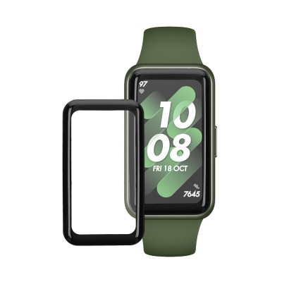 Set 2 Folii de protectie Kwmobile pentru Huawei Band 8, Transparent/Negru, Polimer, KWM000024VR001C foto