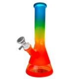 Cumpara ieftin Bong Sticla Black Sheep Rainbow Gradient Portocaliu 25cm - Narghilea Funky, Durabil