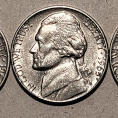 5 centi USA - SUA - anii 1960-1969