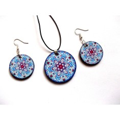 set bijuterii lemn 40852