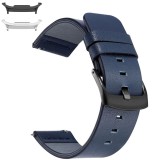 Curea piele naturala, compatibila Samsung Galaxy Watch9 44mm, Blue