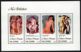 S. TOME E PRINCIPE 2013 - Picturi, Nuduri / colita+bloc MNH, Nestampilat