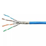 Cablu FTP Cat6a 8 fire din cupru 4x2xAWG23/1 500MHz LSOH-3 Schrack