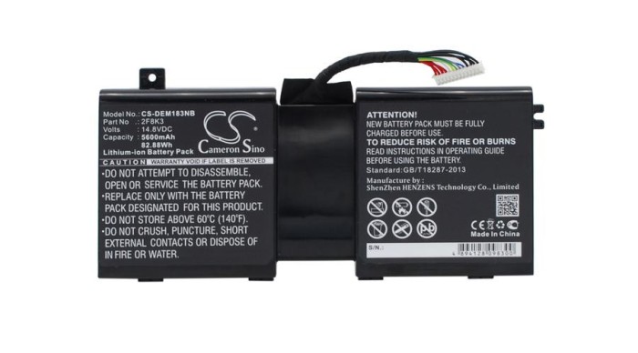 Cameron Sino 5600mAh DELL Alienware 17,Alienware 18,Alienware M17X R5,Alienware M18X R3,ALW18D-2768,ALW18D-6768,Alienware A18,ALW18D-5778,ALW18D-4778,