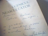 George Balaita- UCENICUL NEASCULTATOR (1977) / cu autograf pentru Catinca Ralea, Albatros