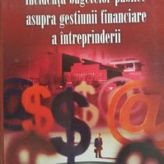 Incidenta bugetelor publice asupra gestiunii financiare a intreprinderii- Sebastian Lazar