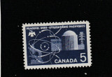 Canada 1966-Energia atomica in folosul omenirii,serie o valoare,MNH.Mi.393