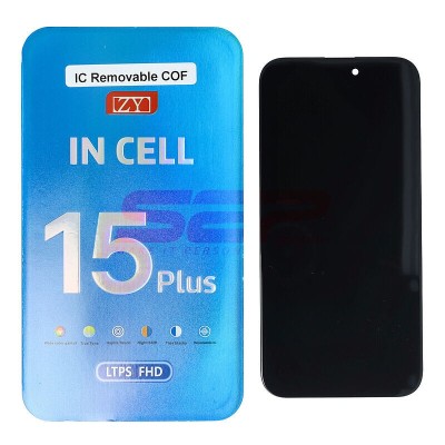 LCD+Touchscreen cu Rama Apple iPhone 15 Plus BLACK COF INCELL foto