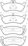 Placute frana spate Mercedes M-Class (W163), 02.1998-06.2005, marca SRLine S70-1383