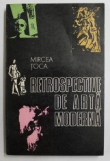 RETROSPECTIVE DE ARTA MODERNA de MIRCEA TOCA , 1974 foto