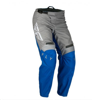 Pantaloni enduro motocross FLY F-16 Gri Albastru foto